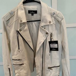 Lulus white moto jacket